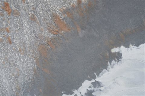 <I>Rusty Cracks</I>[2012] pigment ink on cotton rag 76 H x 114 W [edition of 3]