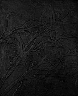 Untitled [Eucalyptus I] [2007] encaustic on canvas + ply 41x33cm