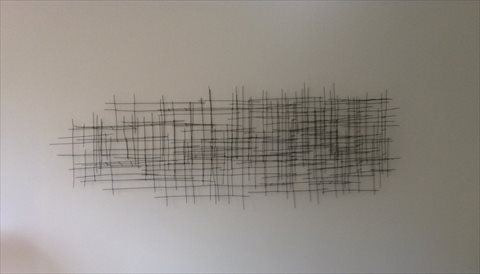 <i>Dodecaphony</I> [2016] mild steel 60 x 160 x20cm [private commission]