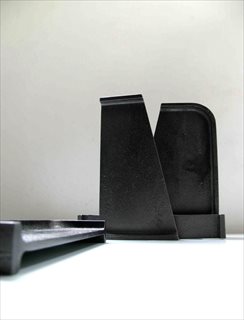 Cut form III [2011] cast iron + black graphite finish [unique cut] 35x24.5x3cm