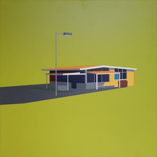 Clubhouse [2012] Laminex on ply 60 x 60 cm